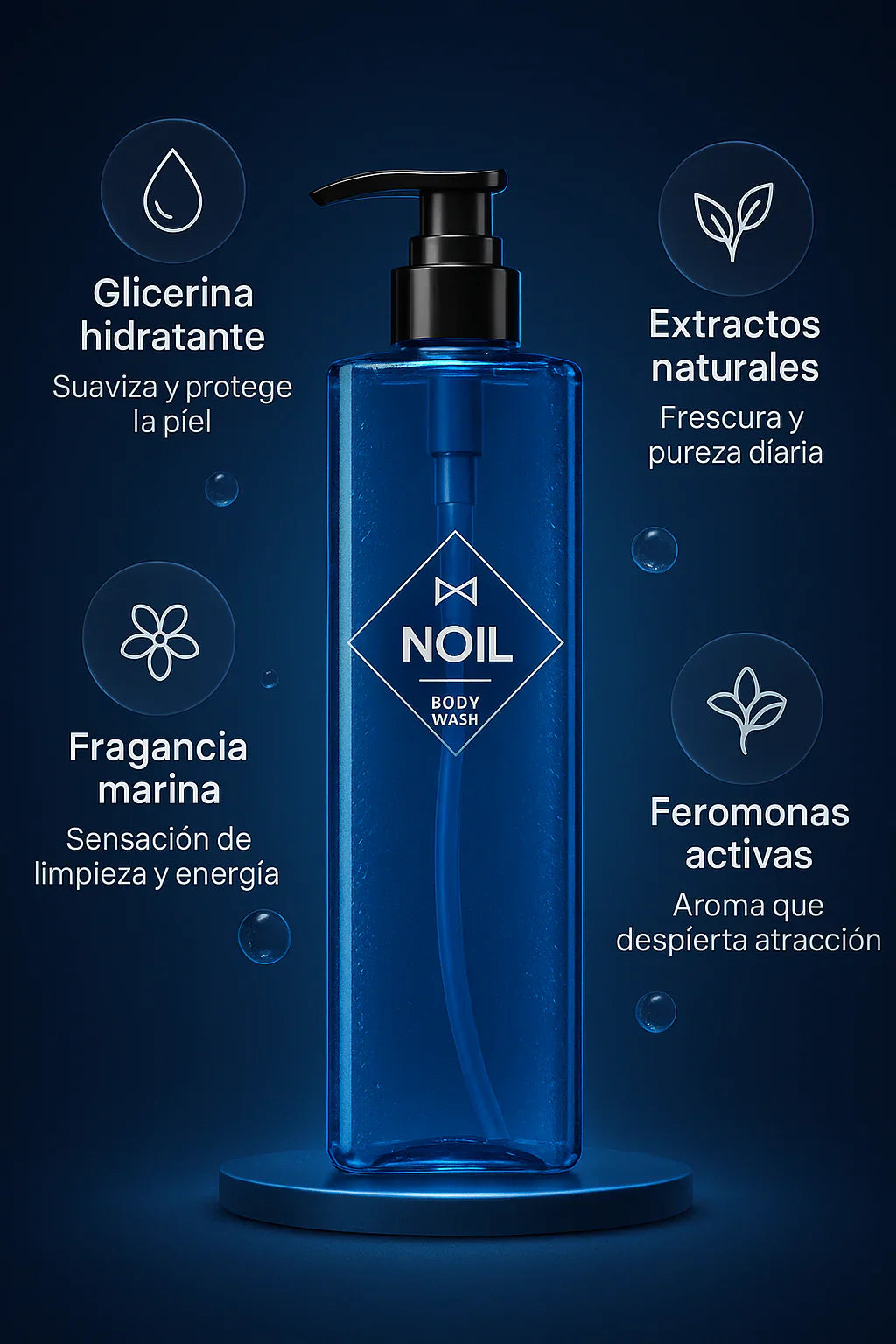 Gel De Baño Noil Aquablue/ Hidratación Profunda