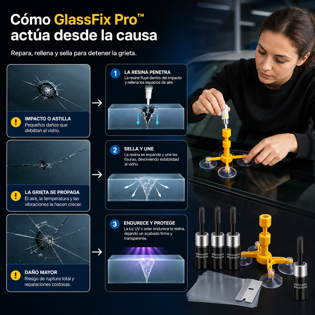 Restaurador de vidrios / CristalPerfect