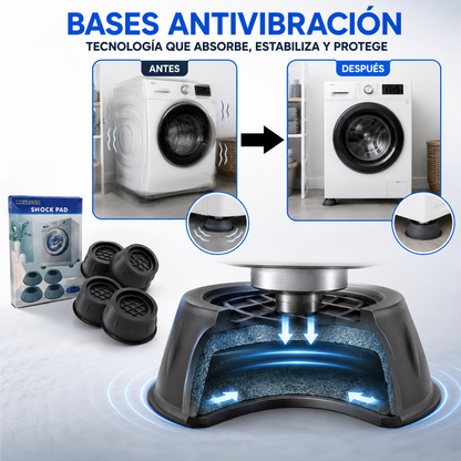 VibraStop 360™ para Lavadora pack 4