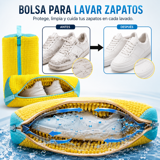 ForroProtec® – Forro Antigolpes para Lavar Zapatos | Protege tu Calzado y Evita Daños a la Lavadora
