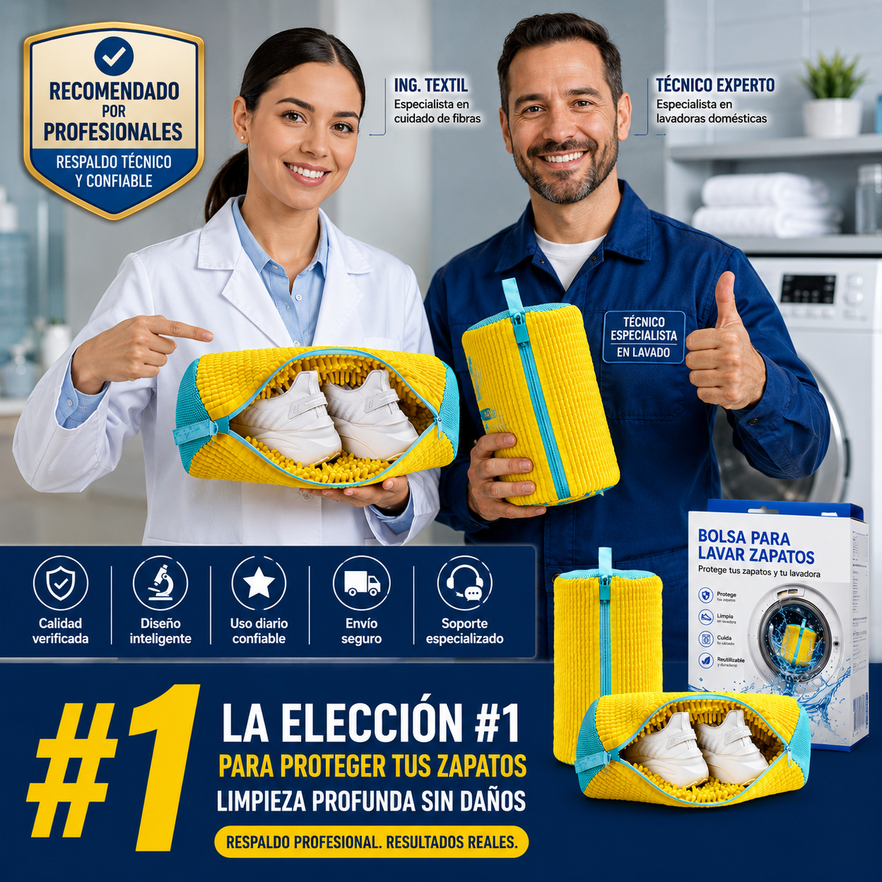 ForroProtec® – Forro Antigolpes para Lavar Zapatos | Protege tu Calzado y Evita Daños a la Lavadora