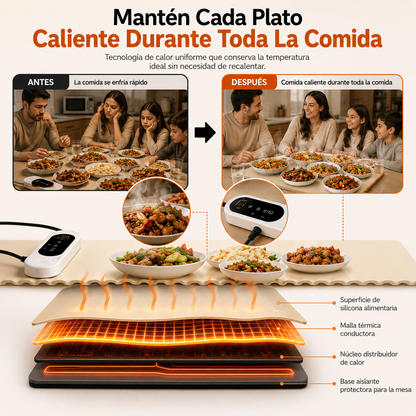 ThermoMesa / Tapete Calentador de Comida