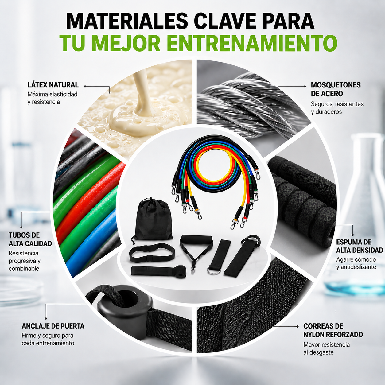 Bandas Elásticas SculptBands™  Kit 11 Piezas